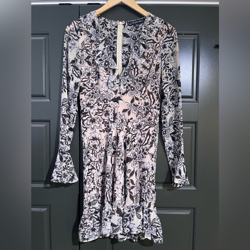 For Love and Lemons Gracie Mini Dress Cream Floral - Picture 6 of 10